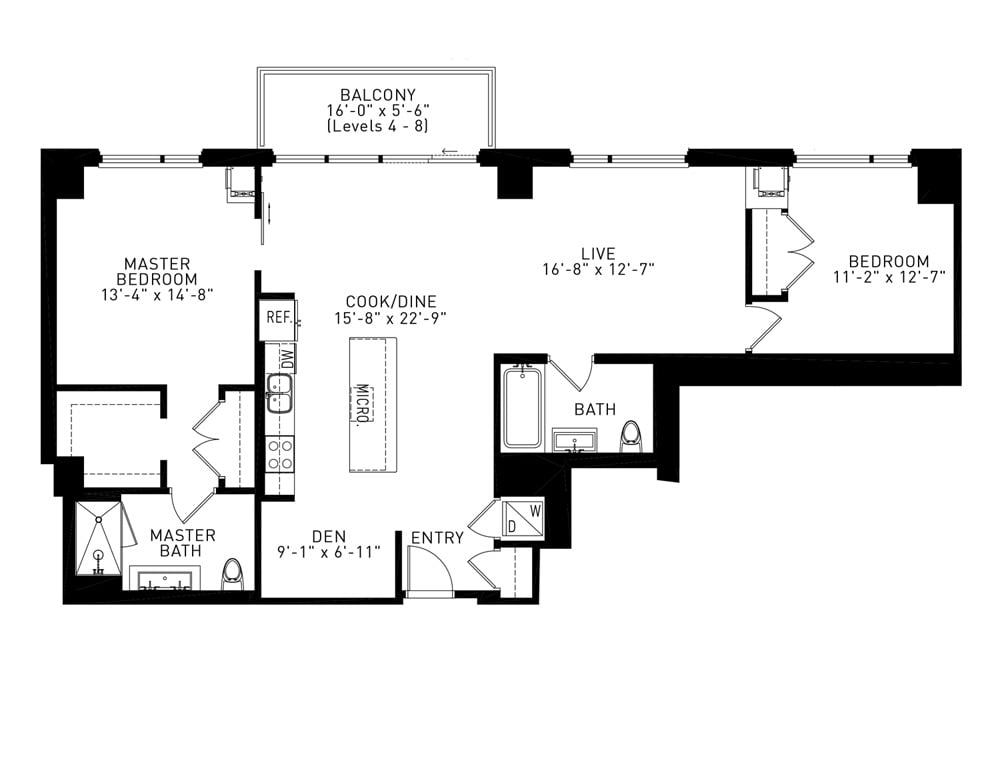 X floor plan