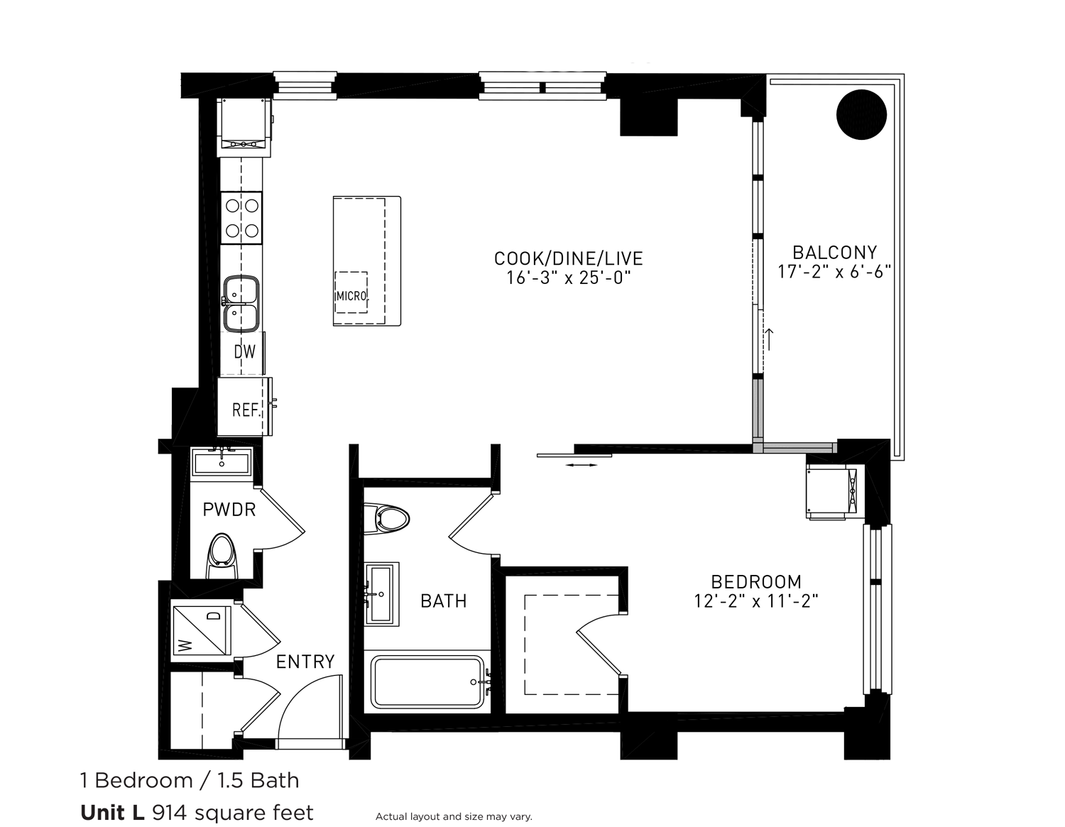 L floor plan