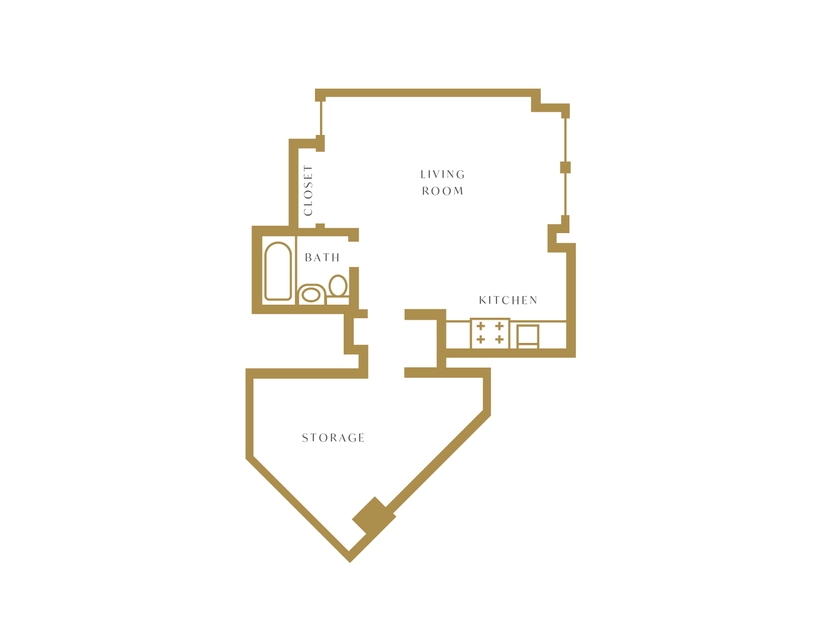 Unit 011T floor plan