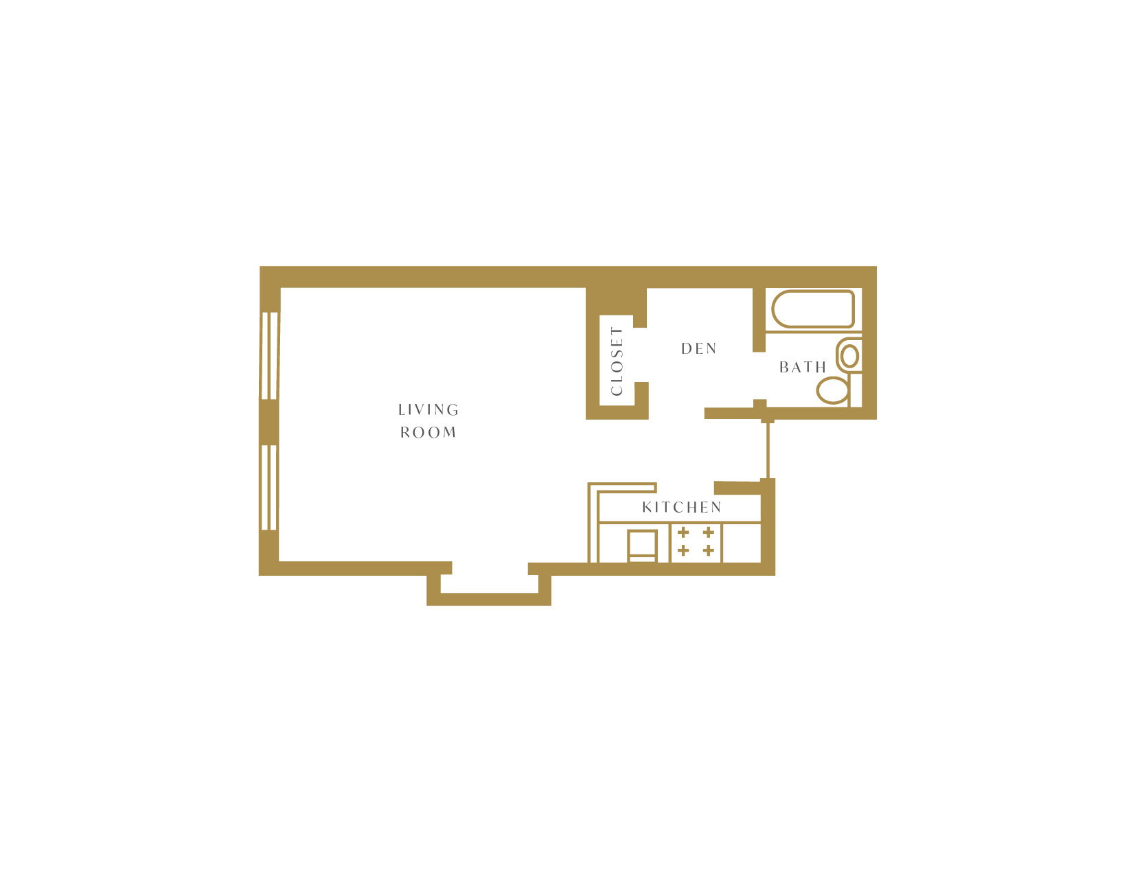 Unit 002S floor plan