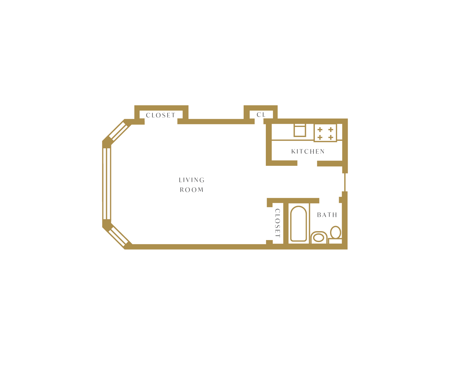 Unit 021R floor plan