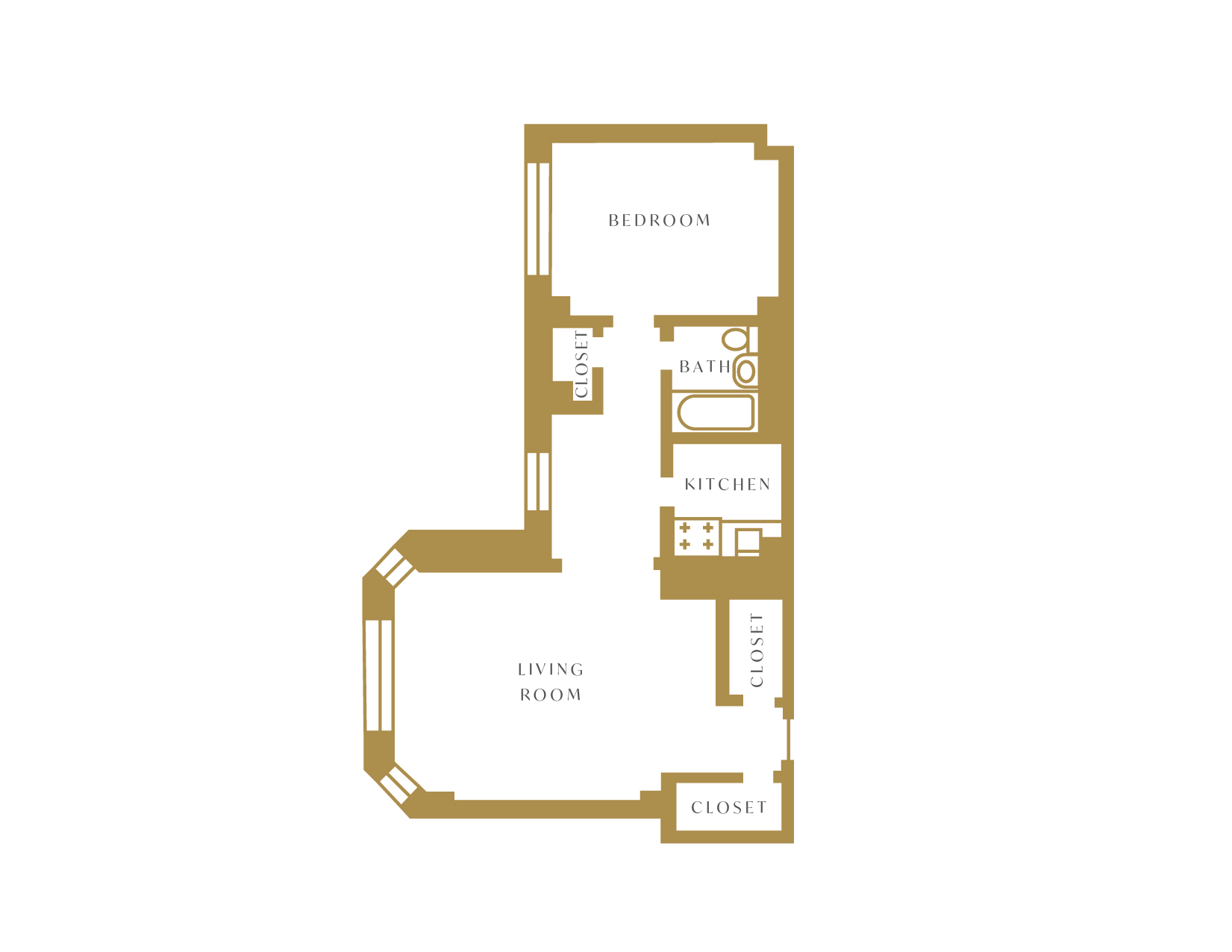 Unit 019O floor plan