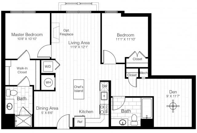 B13D floor plan