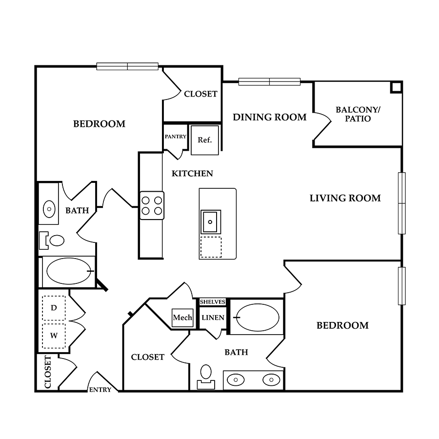 B2 floor plan
