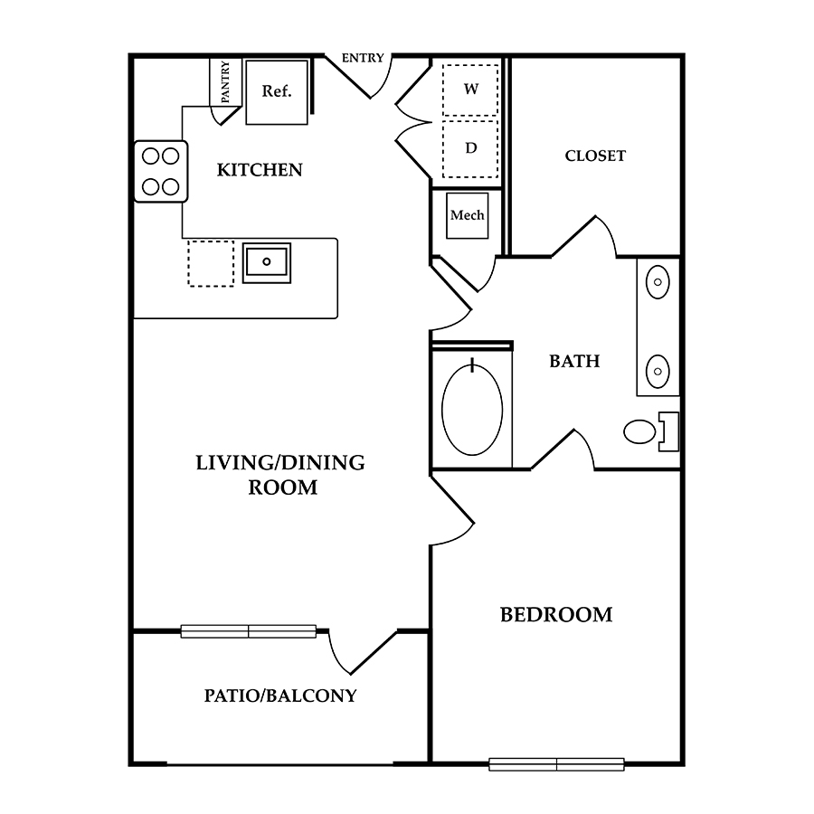 A2 floor plan