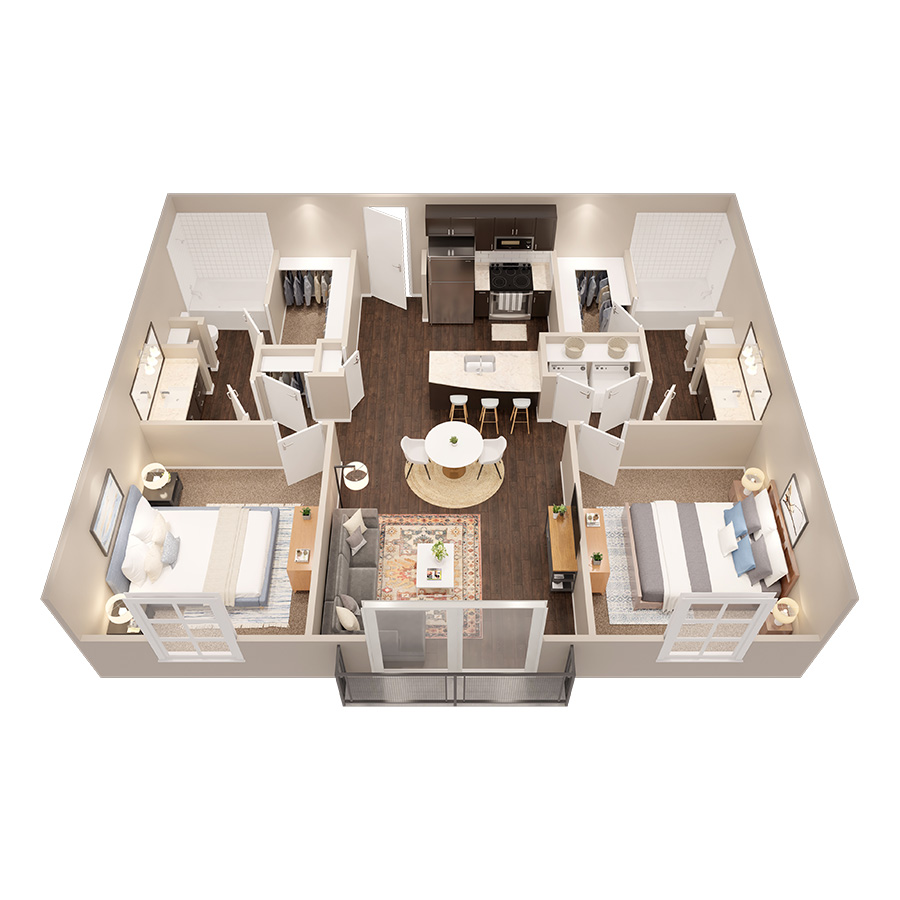 2x2 - Terrain B3 PH4 floor plan