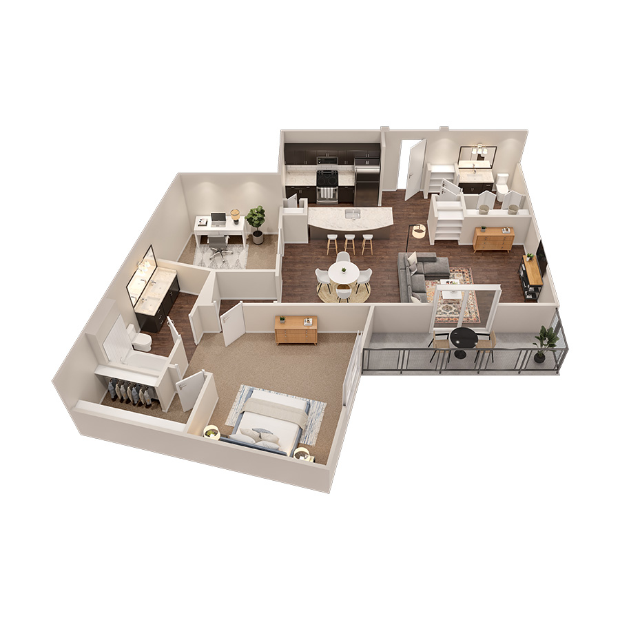1x1.5 - Ravine-Den  A6 PH2 floor plan