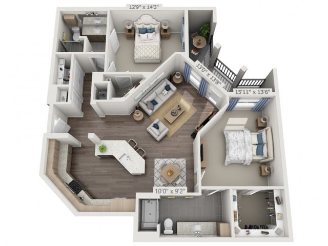 B4 floor plan