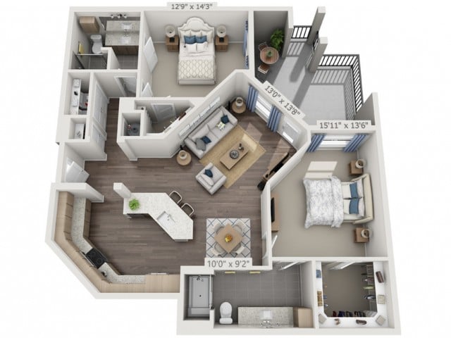 B4A floor plan
