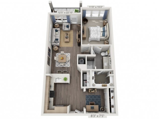 A3B floor plan