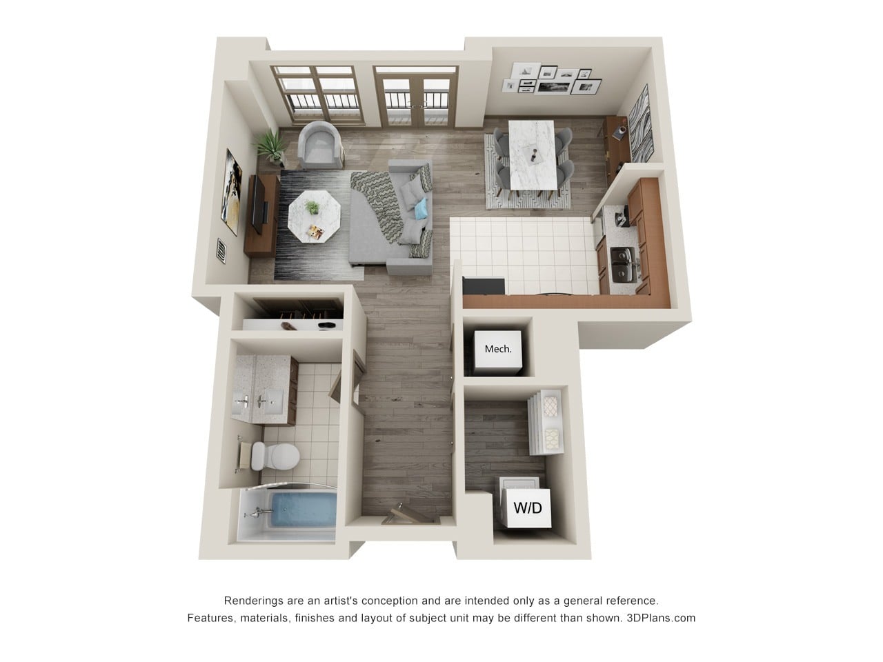 Studio floor plan