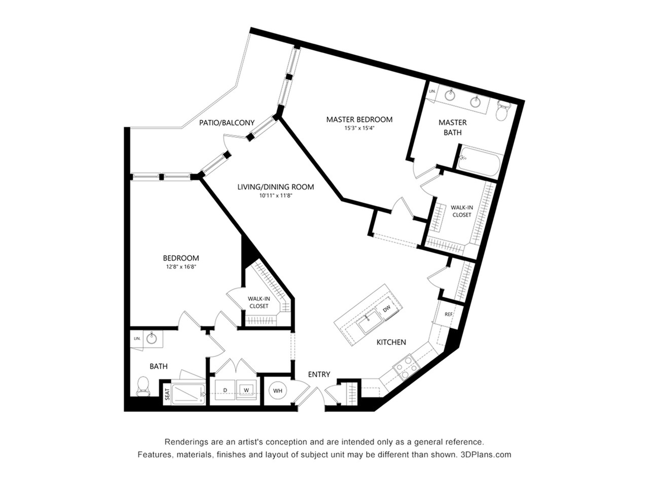 A-B2-HC floor plan