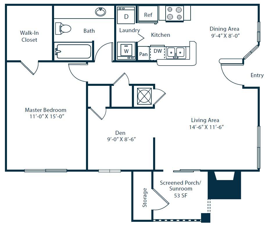 A2 floor plan