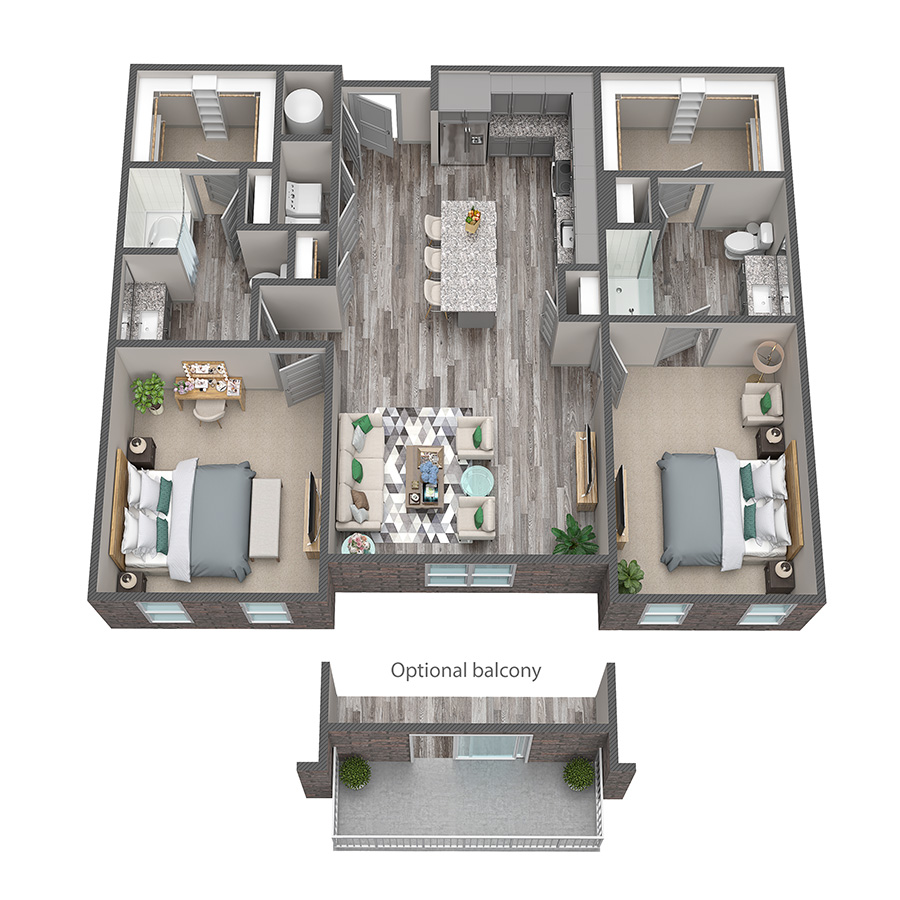 B2 floor plan