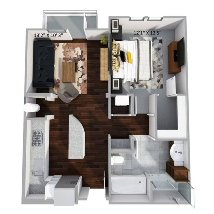 A2 floor plan