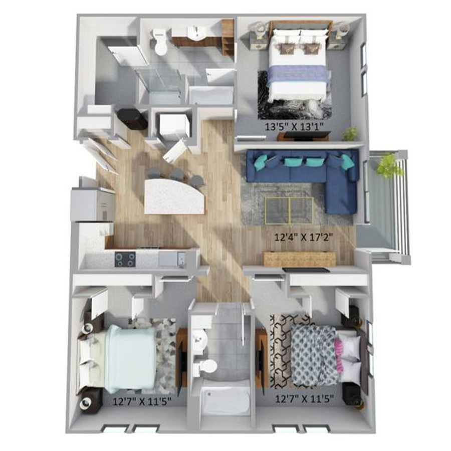C1 floor plan