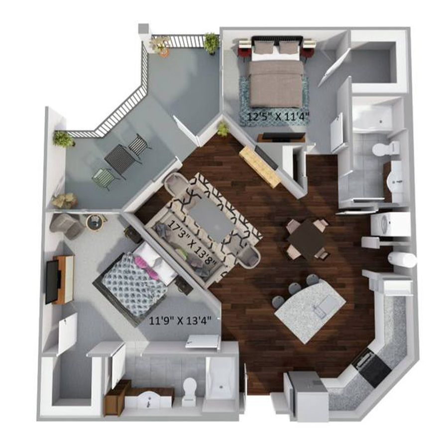 B2 floor plan