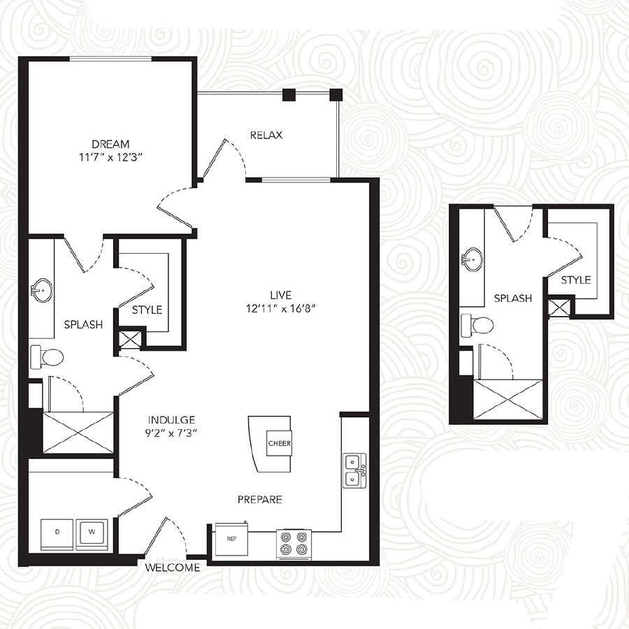 A1 floor plan
