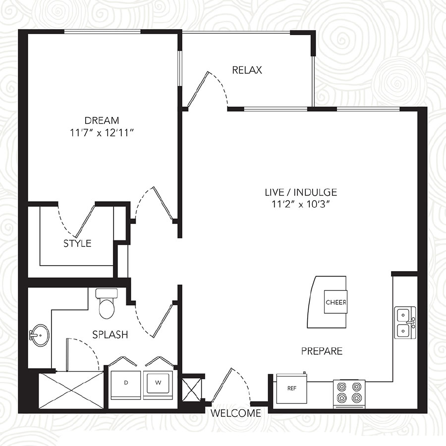 A2 floor plan