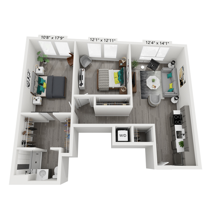 S2B-1A floor plan