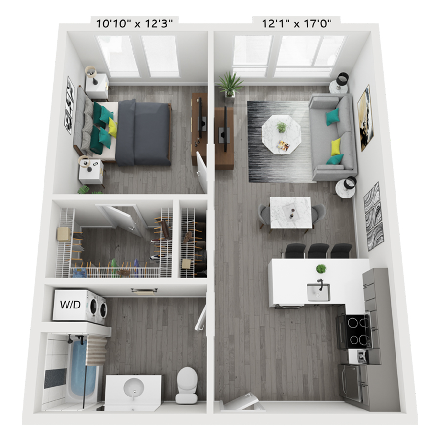 M1B-1 floor plan