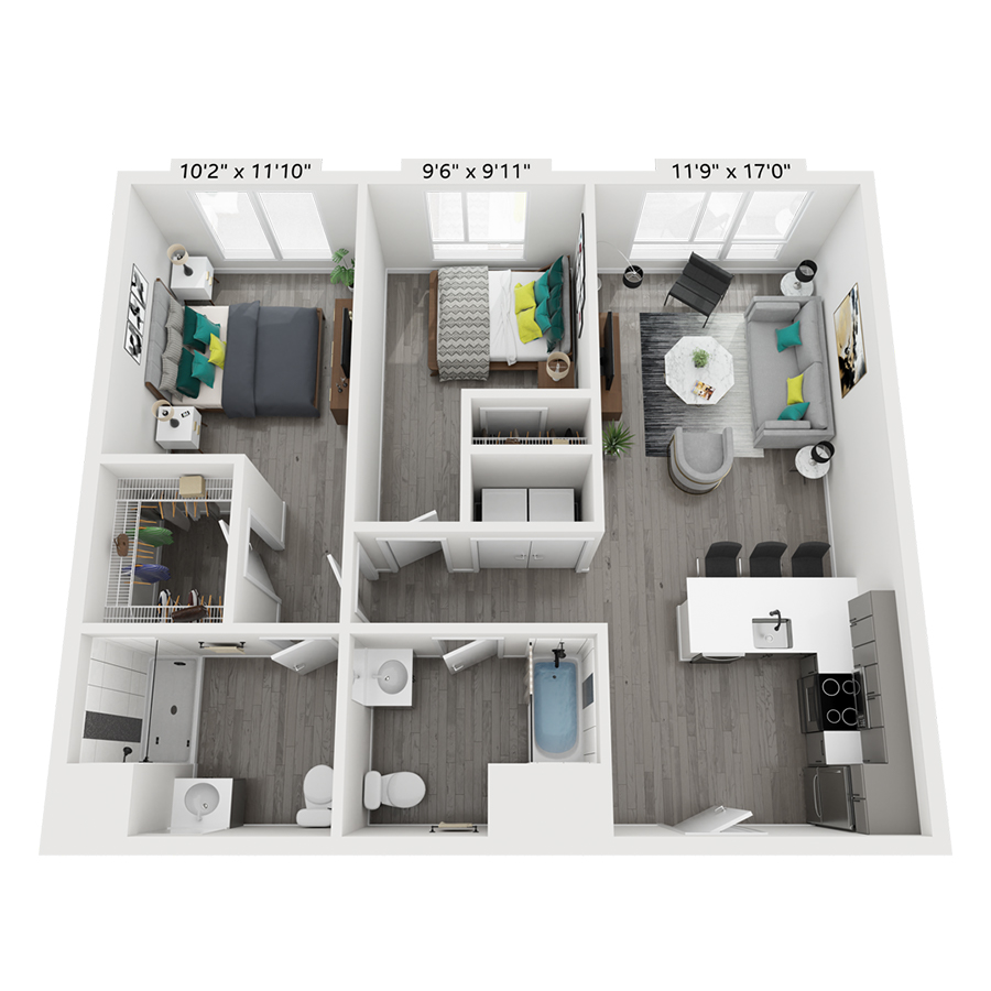 M2B-2 floor plan