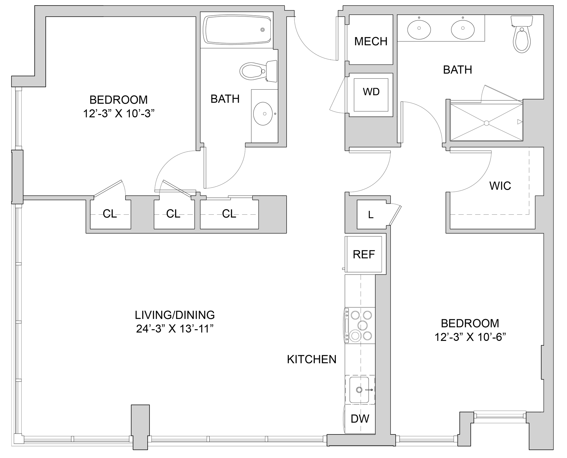 2 Bed_2 Bath-A2_2BR_A floor plan