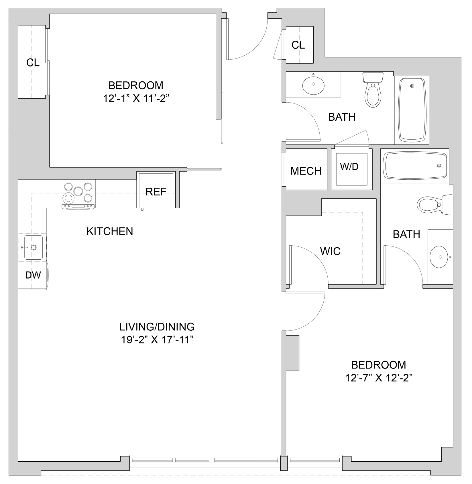 2 Bed_2 Bath-A1_2BR_SB floor plan