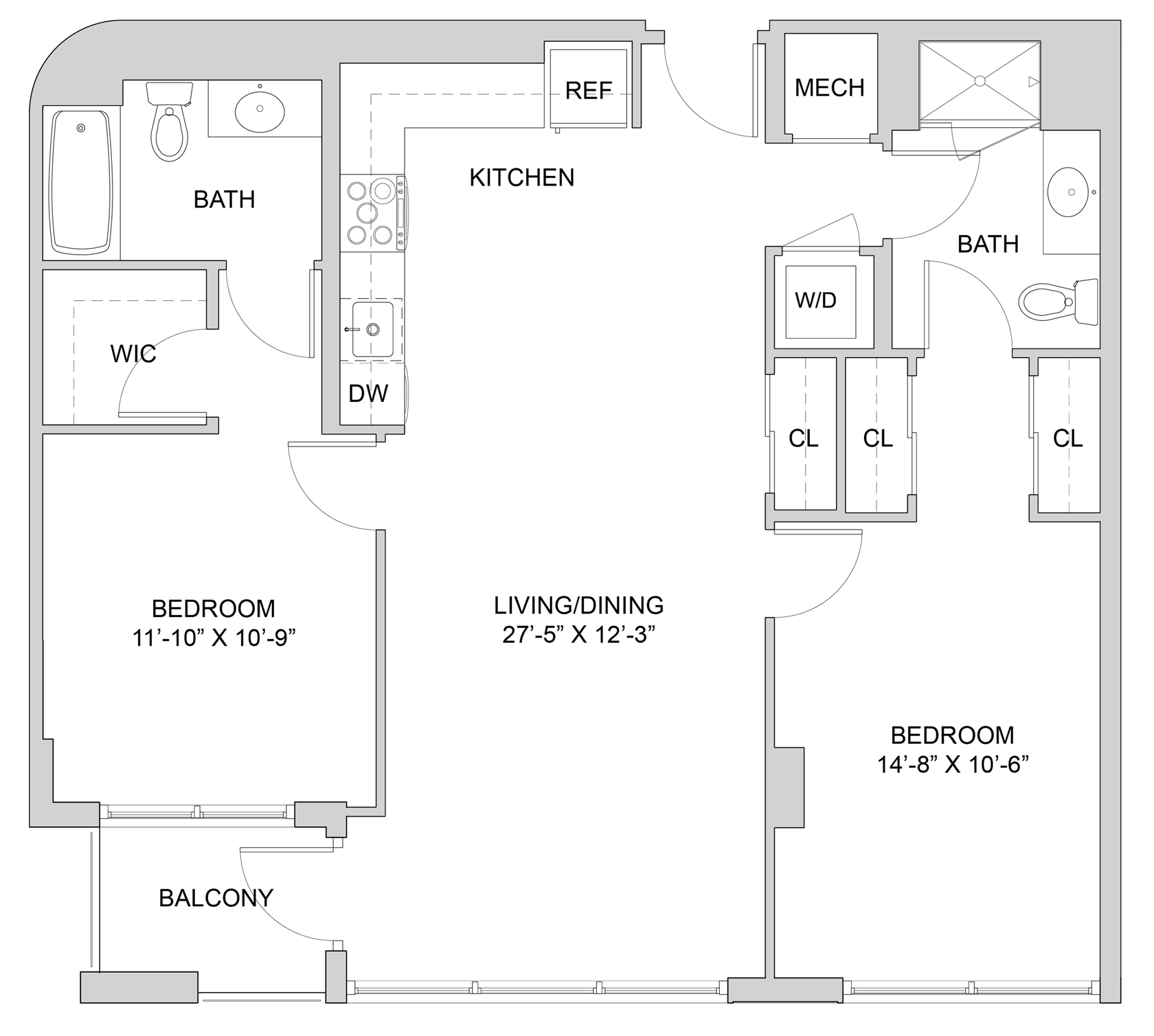 2 Bed_2 Bath-A1_2BR_L floor plan