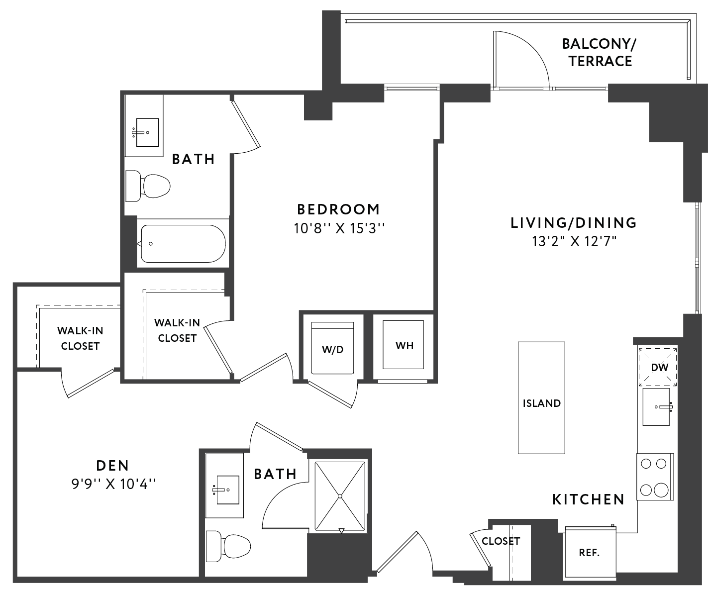 B5 Den floor plan