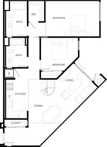 2B floor plan