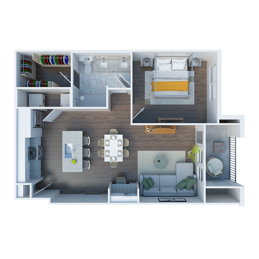 A2 floor plan