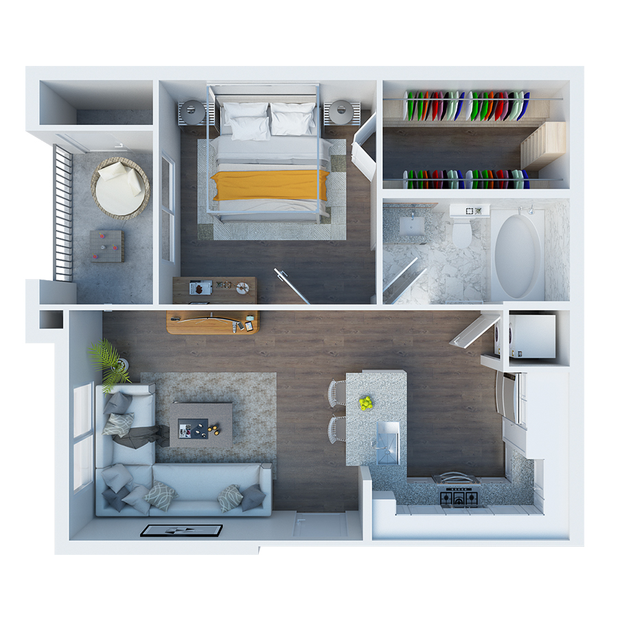 A1 floor plan