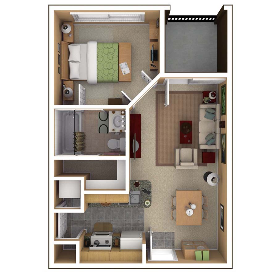 A1 floor plan