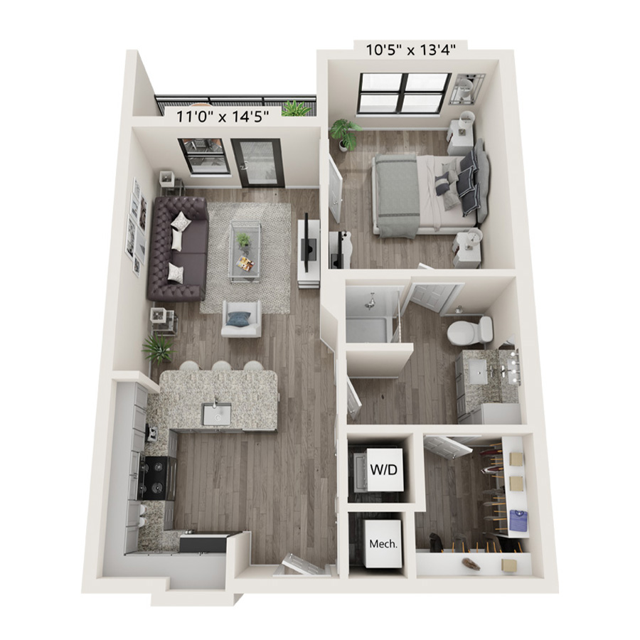 Whitney I floor plan