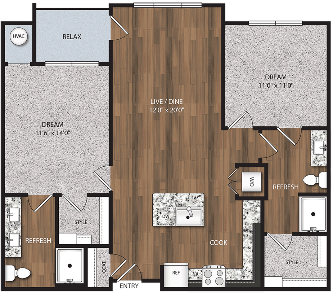 B2 floor plan
