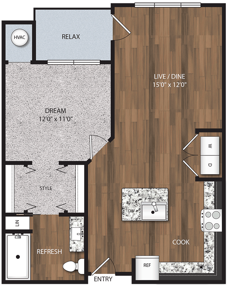 A2 floor plan