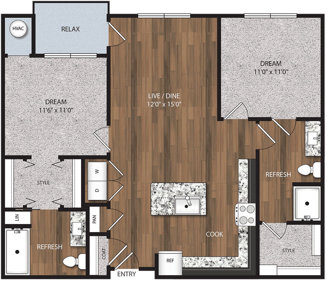 B1A floor plan