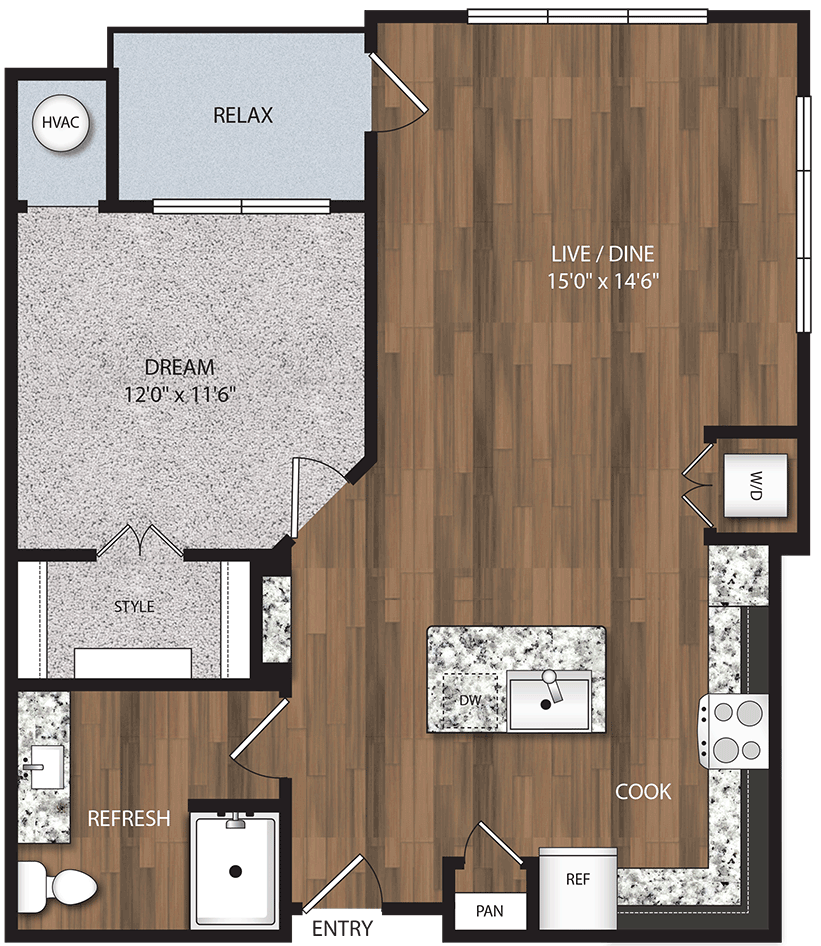 A6 floor plan