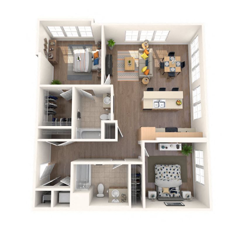B2 floor plan