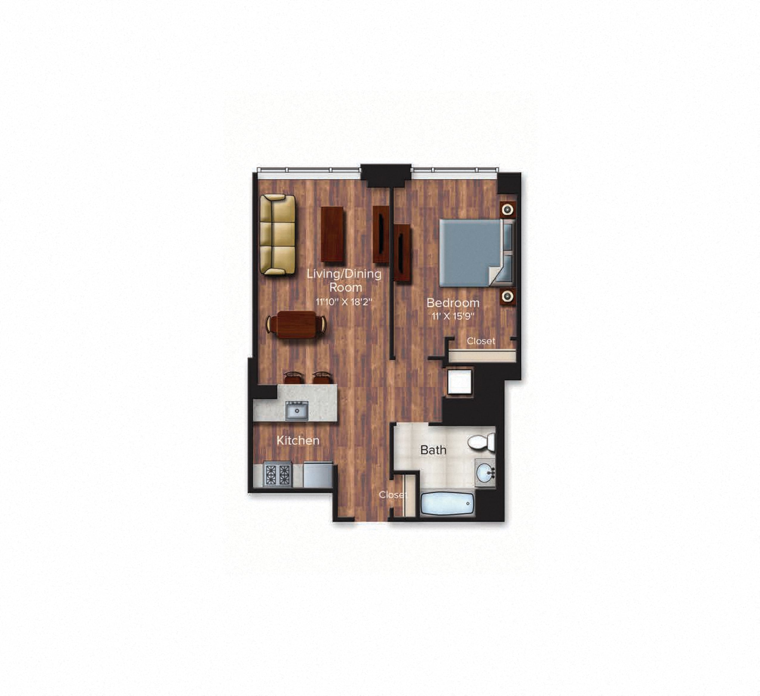 1A-706 floor plan