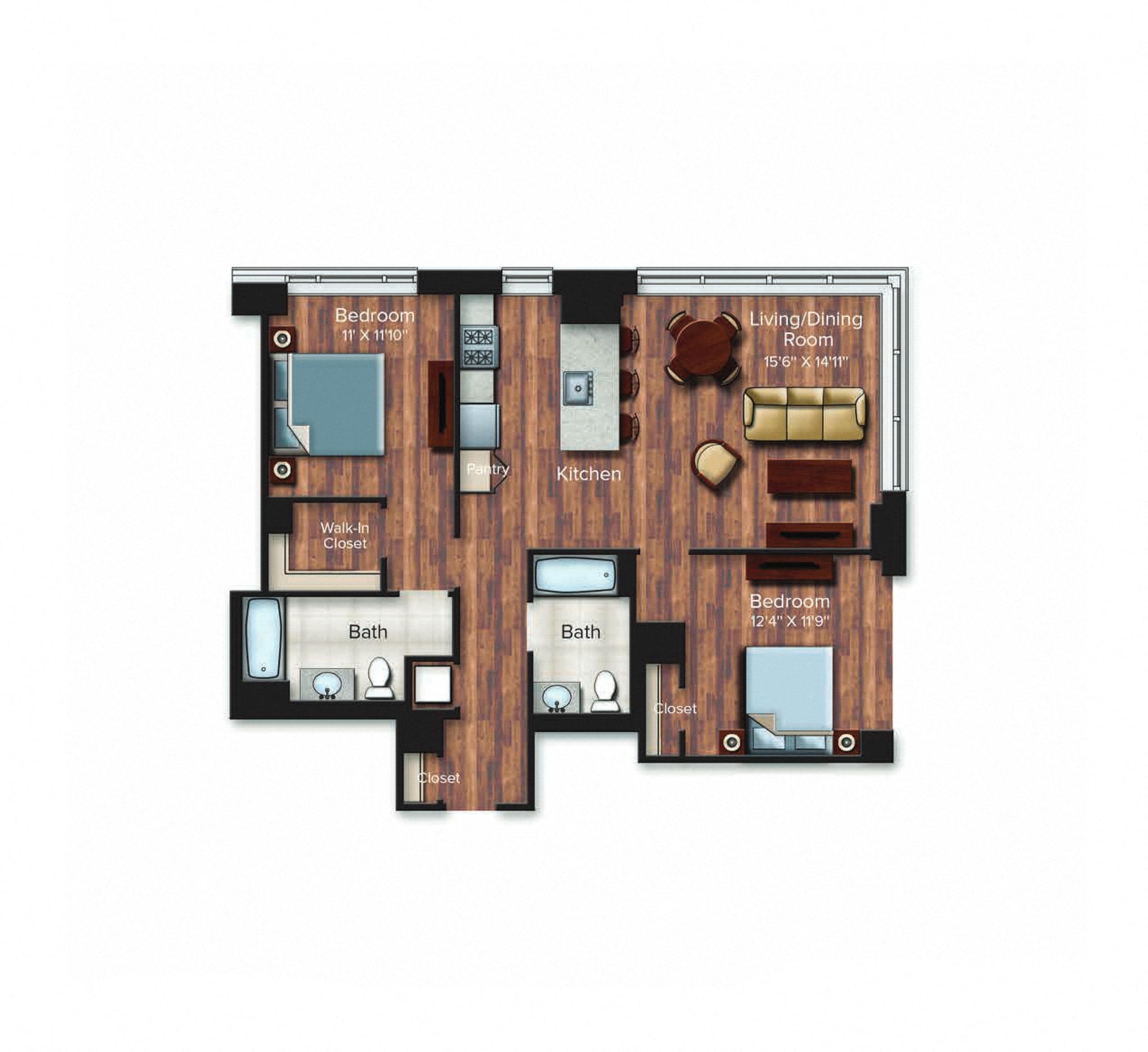 2A-1077 floor plan