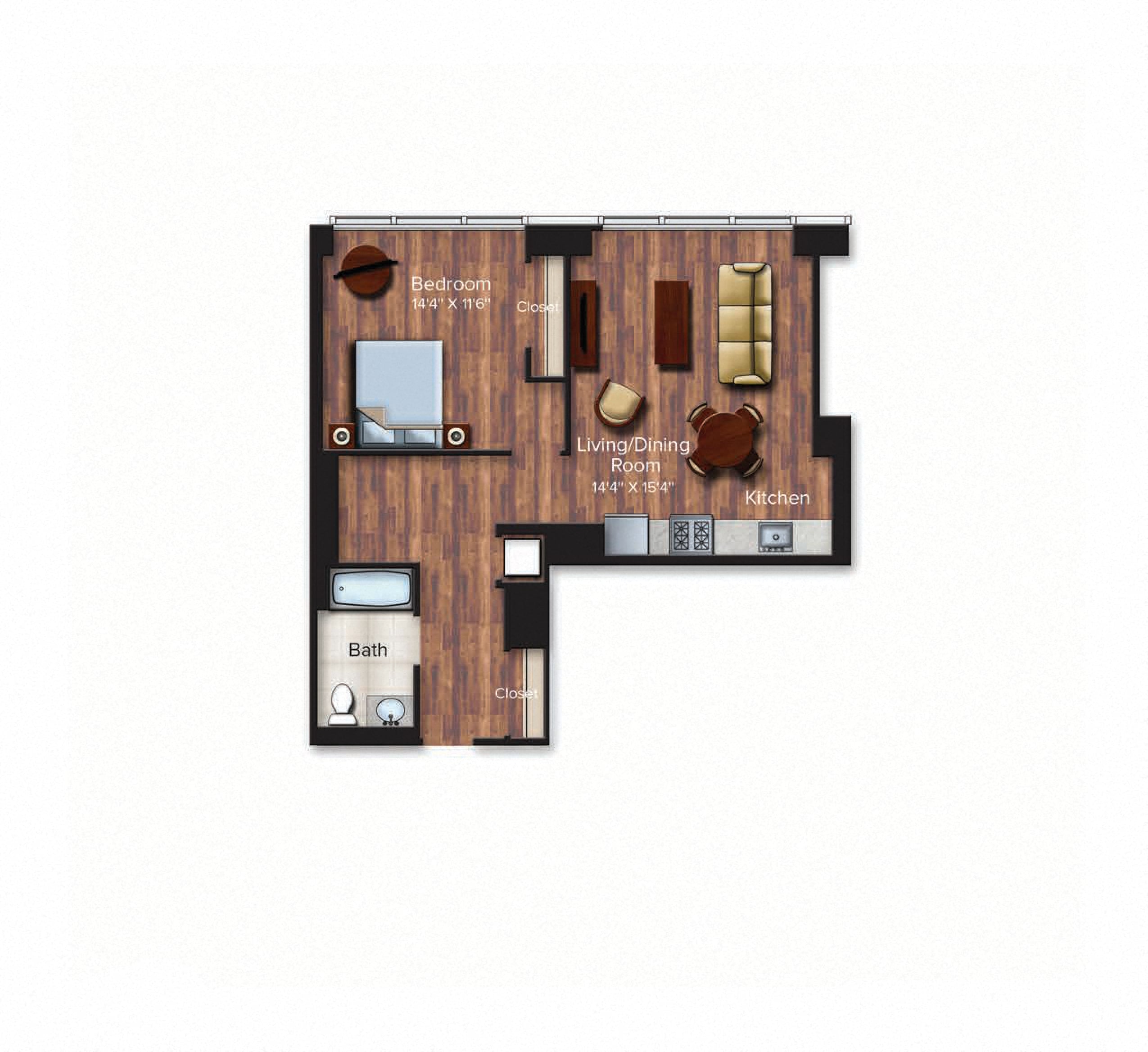 1E-782 floor plan