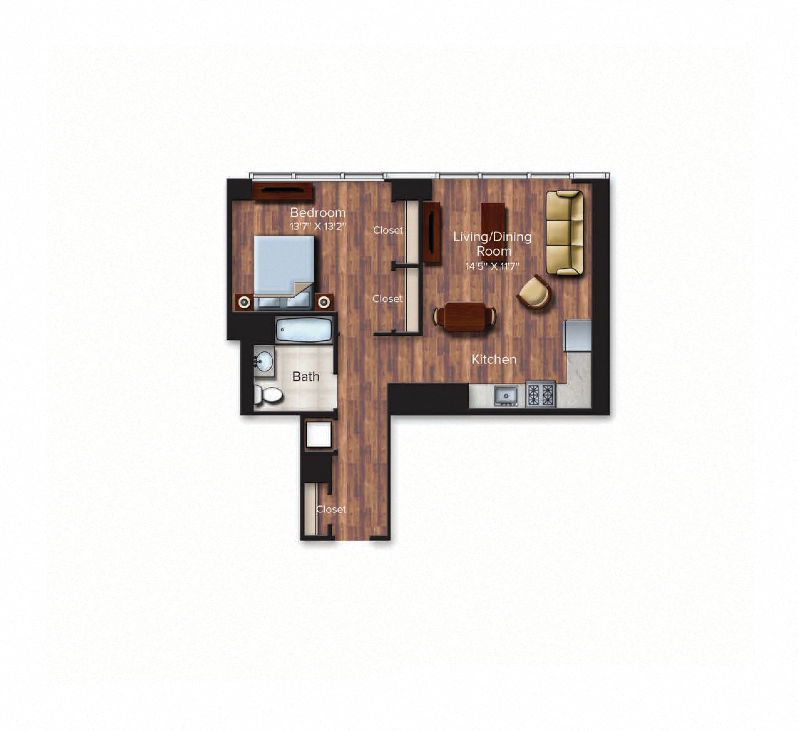 1C-730 floor plan