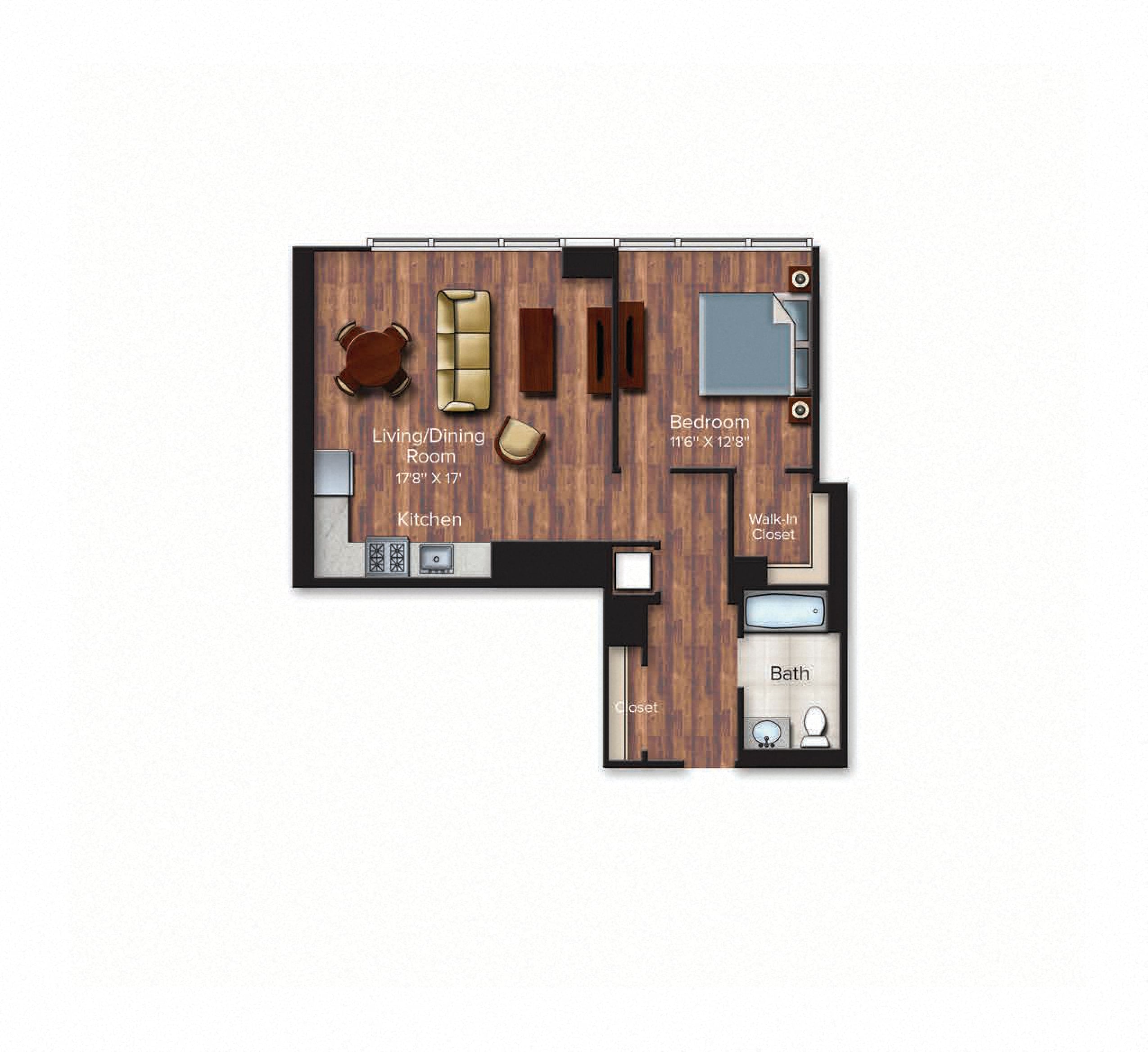 1K-787 floor plan