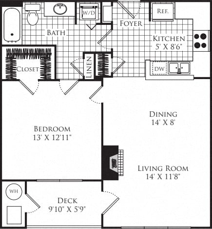A2 floor plan
