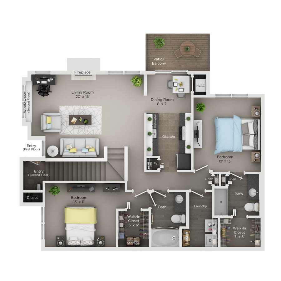 B2R floor plan
