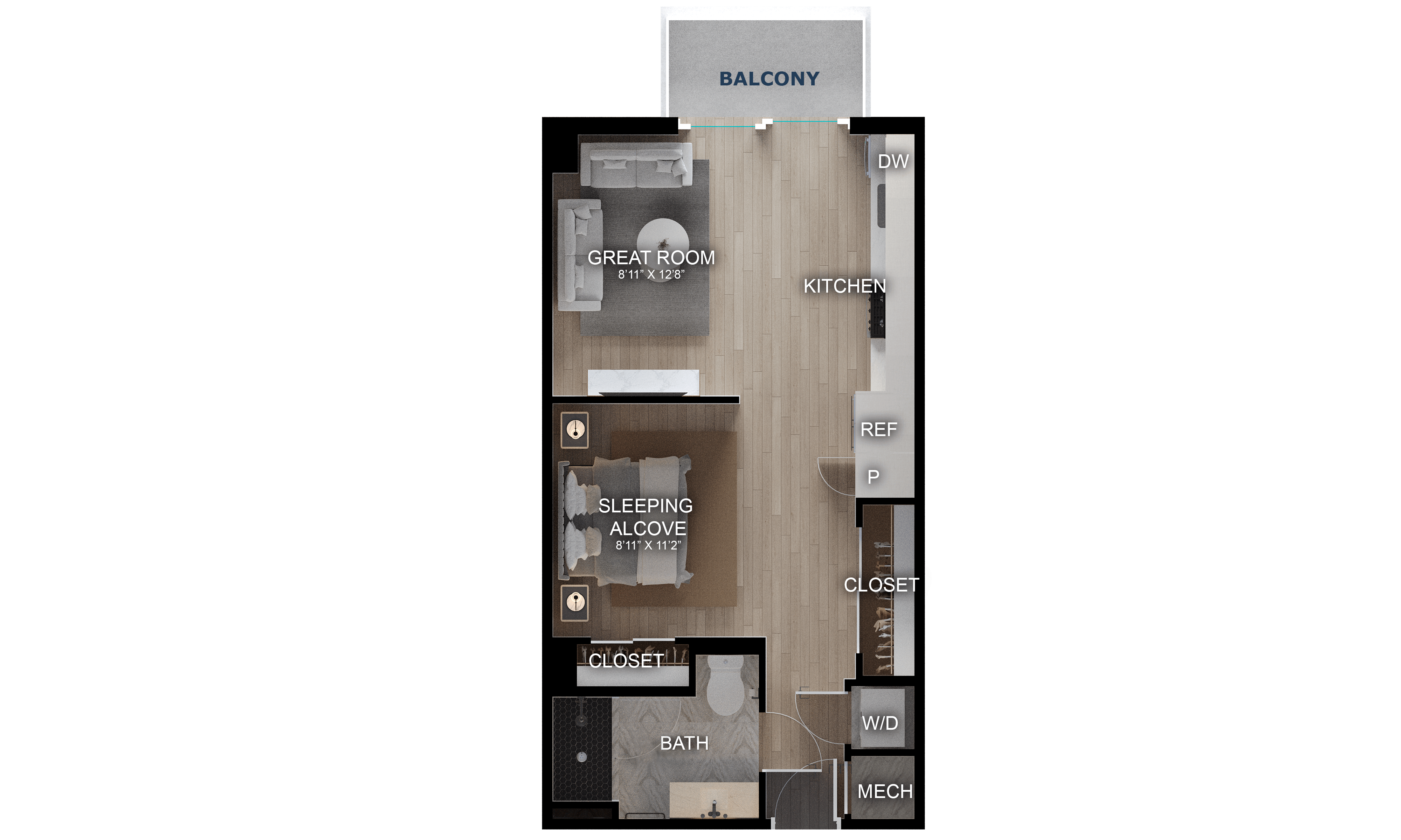 Studio-ST-X floor plan