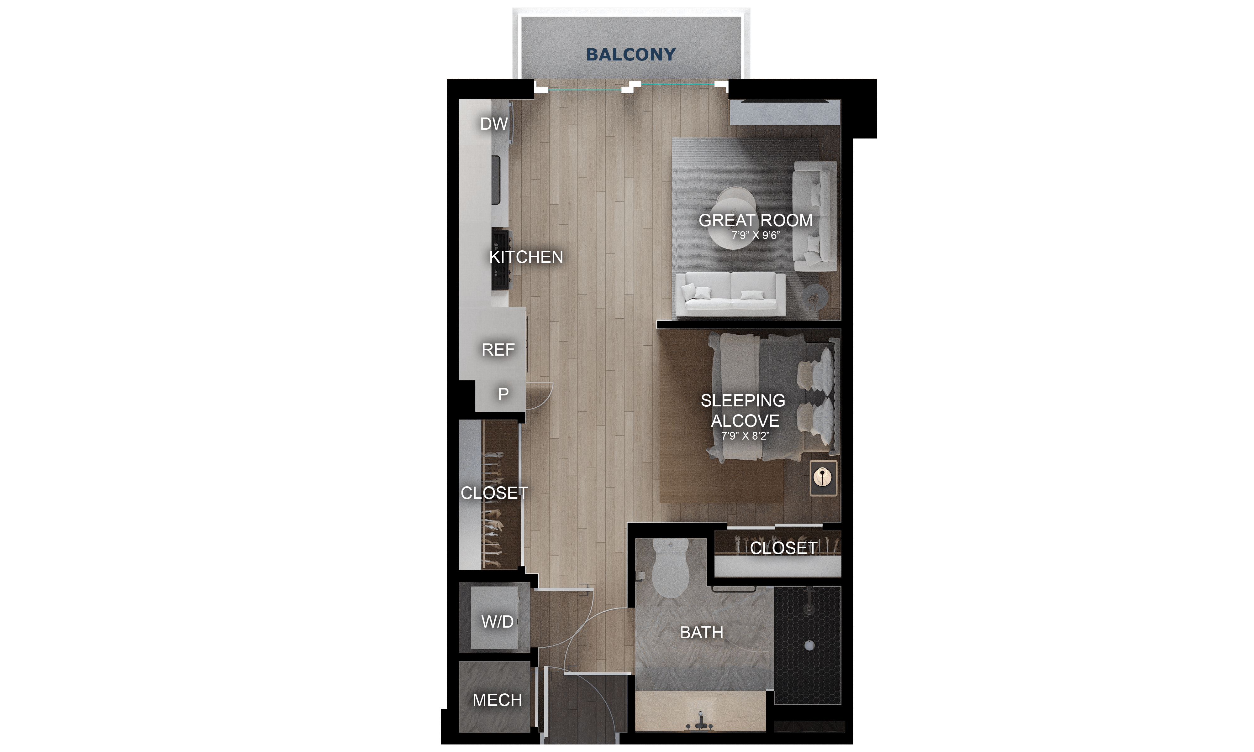 Studio-ST floor plan
