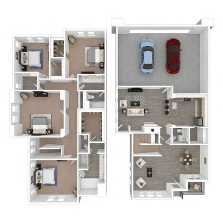 Salerno - Townhome floor plan